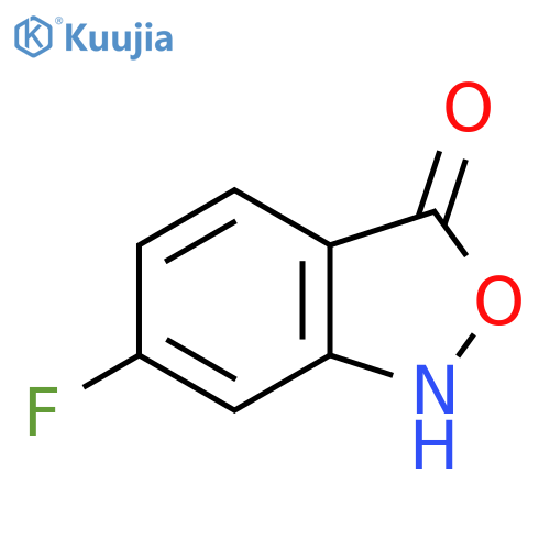 6-Fluorobenzo[c]isoxazol-3(1H)-one structure
