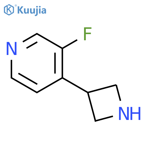 4-(azetidin-3-yl)-3-fluoropyridine structure