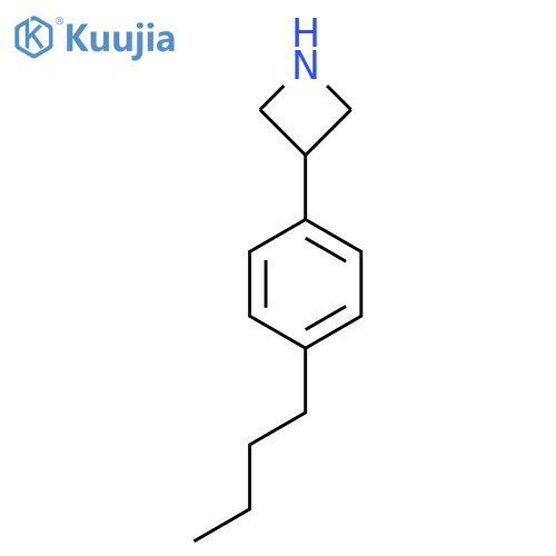 Azetidine, 3-(4-butylphenyl)- structure