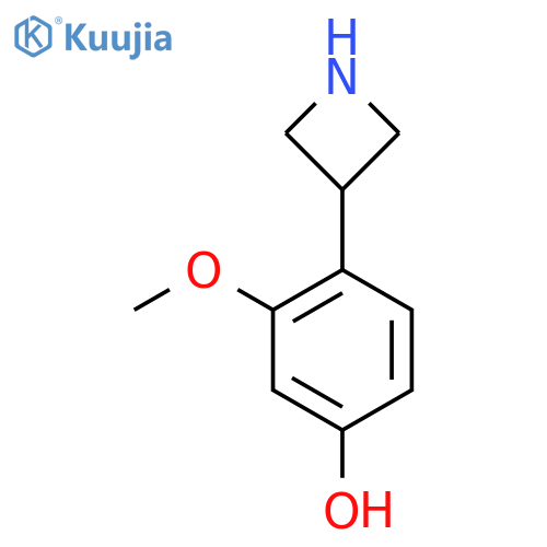 4-(azetidin-3-yl)-3-methoxyphenol structure