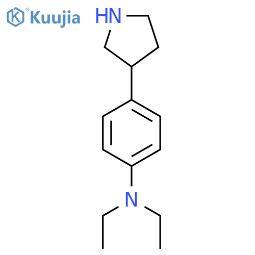 N,N-diethyl-4-(pyrrolidin-3-yl)aniline structure