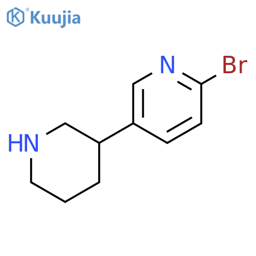 2-broMo-5-(piperidin-3-yl)pyridine structure