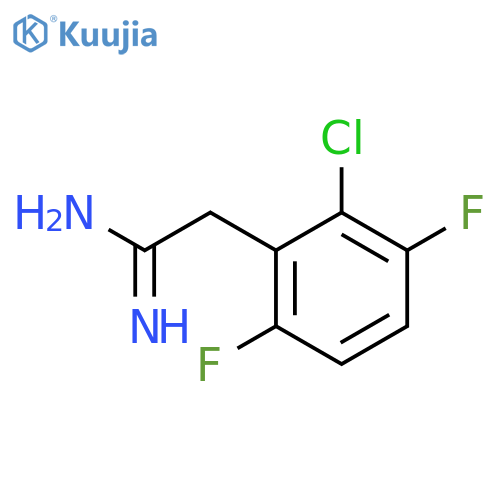 2-(2-chloro-3,6-difluorophenyl)ethanimidamide structure