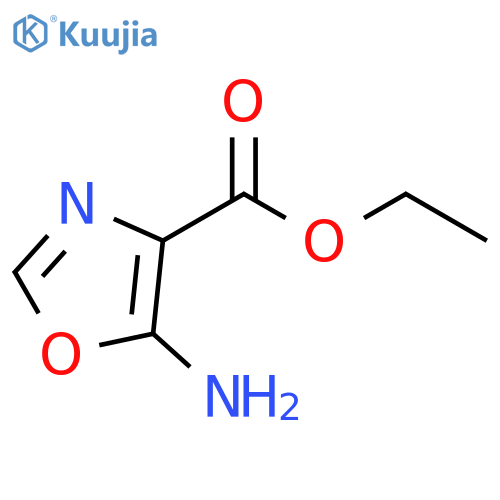 4-Oxazolecarboxylic acid, 5-amino-, ethyl ester structure