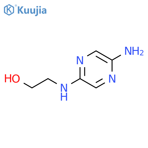 2-((5-Aminopyrazin-2-yl)amino)ethanol structure