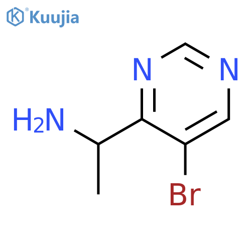 1-(5-Bromopyrimidin-4-yl)ethanamine structure
