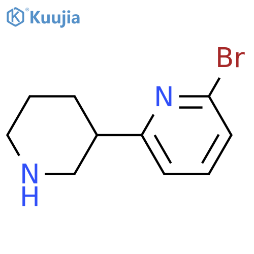 2-BROMO-6-(PIPERIDIN-3-YL)PYRIDINE structure