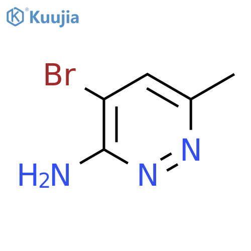 4-Bromo-6-methylpyridazin-3-amine structure