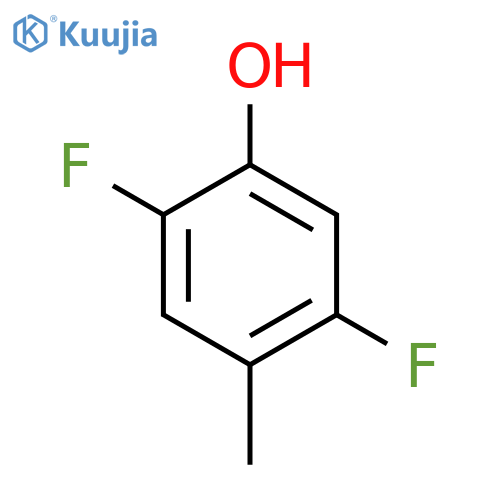 2,5-Difluoro-4-methylphenol structure