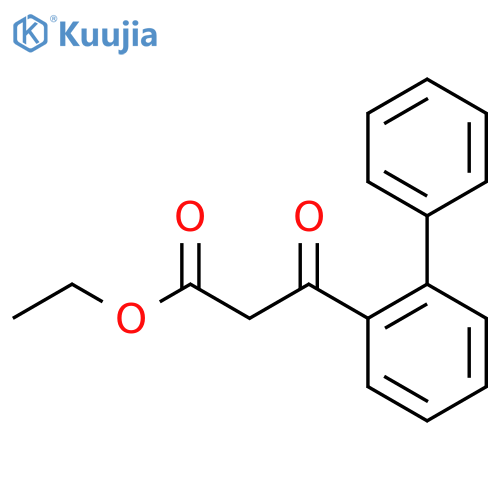 Ethyl (2-phenylbenzoyl)acetate structure