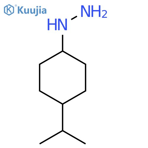 4-(propan-2-yl)cyclohexylhydrazine structure