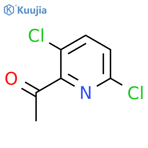 1-(3,6-dichloropyridin-2-yl)ethan-1-one structure