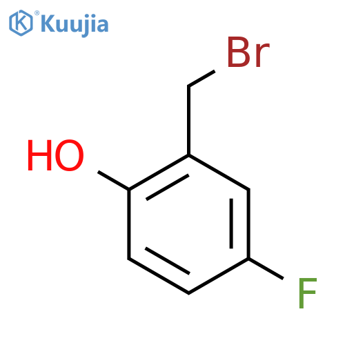 2-(Bromomethyl)-4-fluorophenol structure