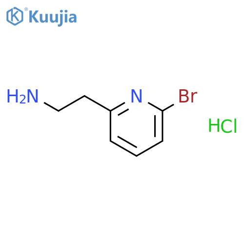 2-(6-Bromopyridin-2-yl)ethanamine hydrochloride structure