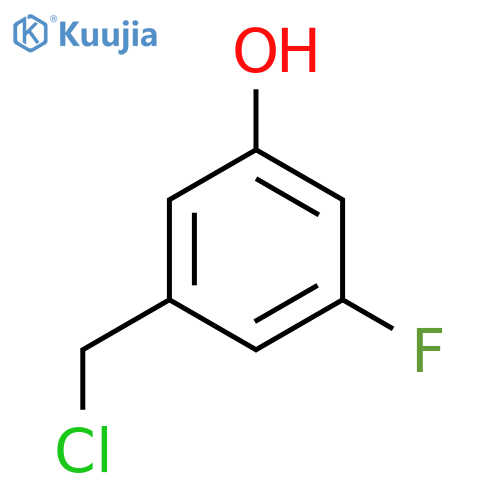 3-(Chloromethyl)-5-fluorophenol structure