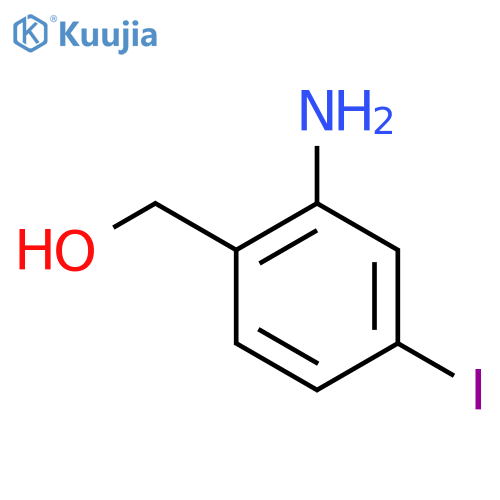 (2-Amino-4-iodophenyl)methanol structure