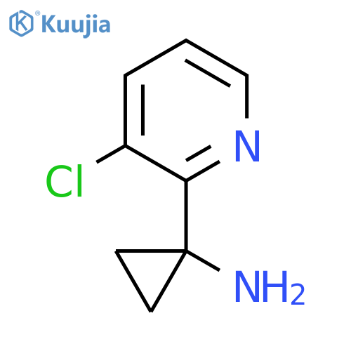 1-(3-Chloropyridin-2-yl)cyclopropan-1-amine structure