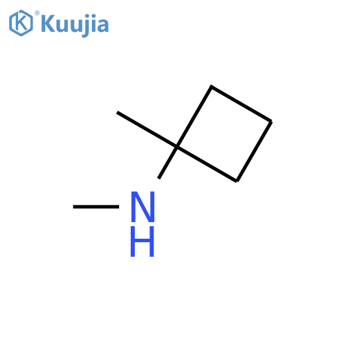 N,1-dimethylcyclobutan-1-amine structure