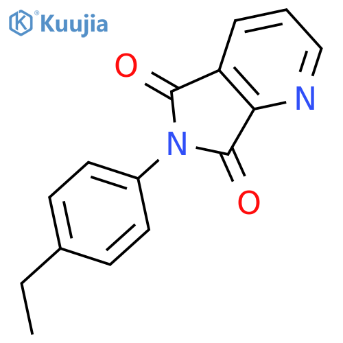 5H-Pyrrolo[3,4-b]pyridine-5,7(6H)-dione,6-(4-ethylphenyl)- structure