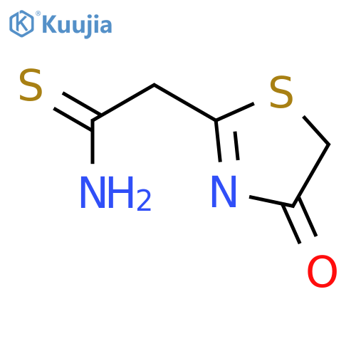 2-(4-Hydroxy-1,3-thiazol-2-yl)ethanethioamide structure
