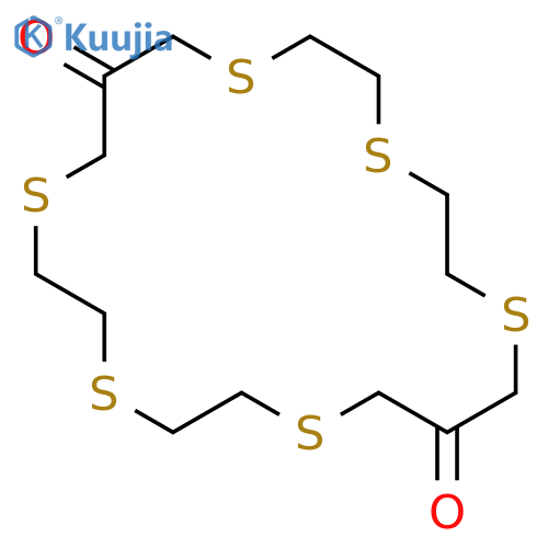 1,4,7,11,14,17-Hexathiacycloeicosane-9,19-dione structure