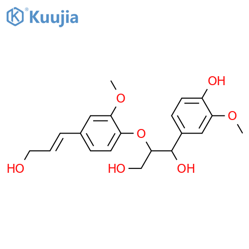 4,8'-Oxylign-7-ene-3,3',4',7',9,9'-hexol; (7E,7'R*,8'S*)-form, 3,3'-Di-Me ether structure
