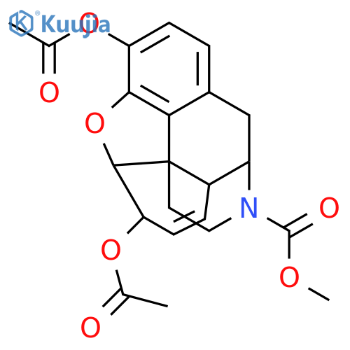 methyl (4R,4aR,7S,7aR,12bS)-7,9-diacetyloxy-2,4,4a,7,7a,13-hexahydro-1H-4,12-methanobenzofuro[3,2-e]isoquinoline-3-carboxylate structure