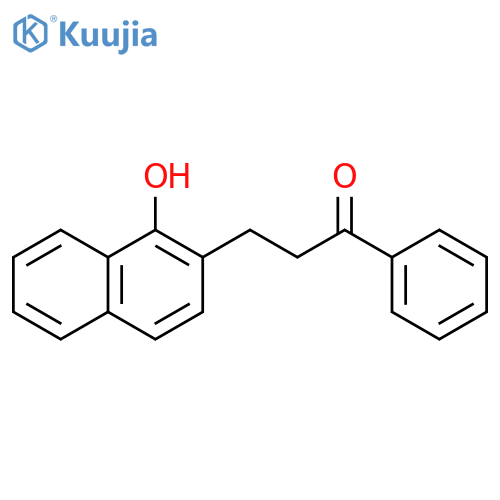 1-Propanone, 3-(1-hydroxy-2-naphthalenyl)-1-phenyl- structure