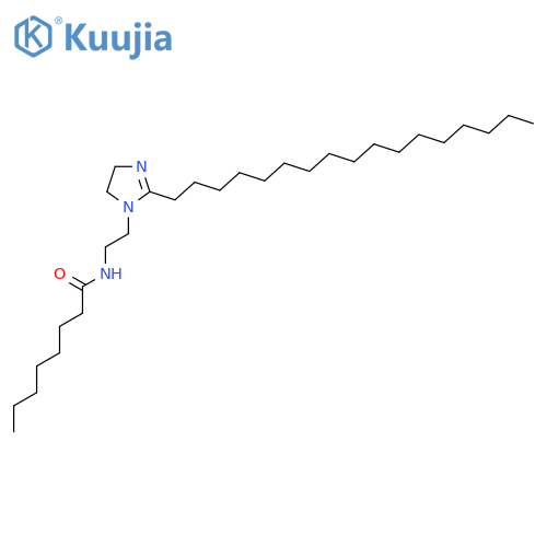 N-[2-(2-Heptadecyl-4,5-dihydro-1H-imidazol-1-yl)ethyl]octanamide structure