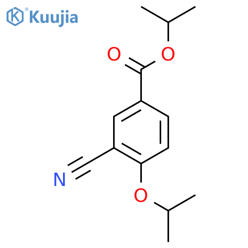 Isopropyl 3-cyano-4-isopropoxybenzoate structure