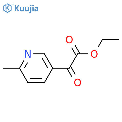 3-Pyridineacetic acid, 6-methyl-α-oxo-, ethyl ester structure