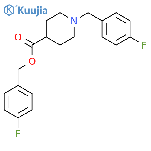 4-Fluorobenzyl 1-(4-Fluorobenzyl)piperidine-4-carboxylate structure