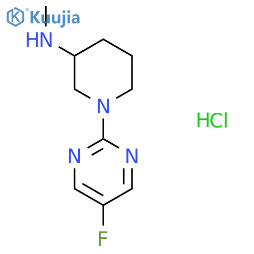 [1-(5-Fluoro-pyrimidin-2-yl)-piperidin-3-yl]-methyl-amine hydrochloride structure