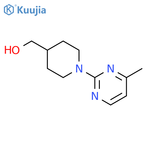 (1-(4-Methylpyrimidin-2-yl)piperidin-4-yl)methanol structure