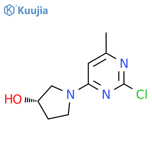 (S)-1-(2-Chloro-6-methyl-pyrimidin-4-yl)-pyrrolidin-3-ol structure