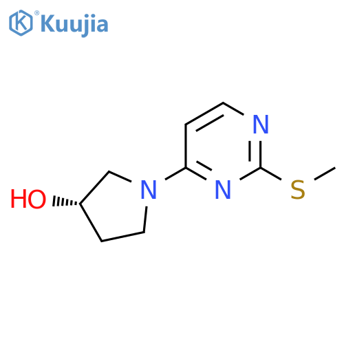 (S)-1-(2-Methylsulfanyl-pyrimidin-4-yl)-pyrrolidin-3-ol structure
