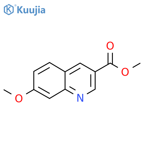 Methyl 7-methoxyquinoline-3-carboxylate structure