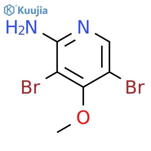 3,5-Dibromo-4-methoxypyridin-2-amine structure