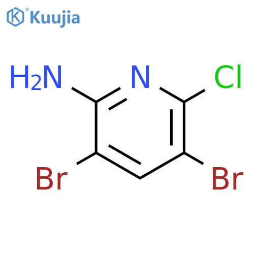 2-Amino-3,5-dibromo-6-chloropyridine structure