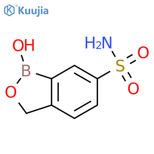 1-Hydroxy-1,3-dihydro-2,1-benzoxaborole-6-sulfonamide structure