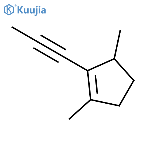 Cyclopentene, 1,3-dimethyl-2-(1-propynyl)- (9CI) structure
