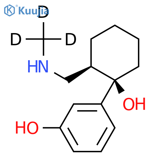 rac N,O-Didesmethyl Tramadol-d3 structure