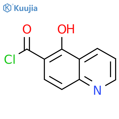 5-Hydroxyquinoline-6-carbonyl chloride structure