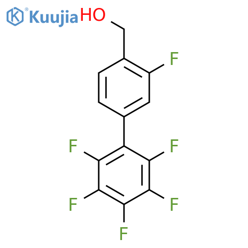 3,2',3',4',5',6'-Hexafluorobiphenyl-4-methanol structure