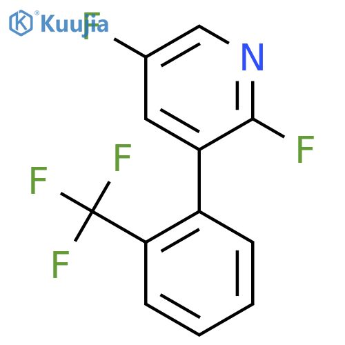 2,5-Difluoro-3-(2-(trifluoromethyl)phenyl)pyridine structure