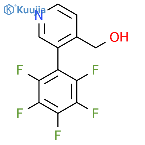 3-(Perfluorophenyl)pyridine-4-methanol structure