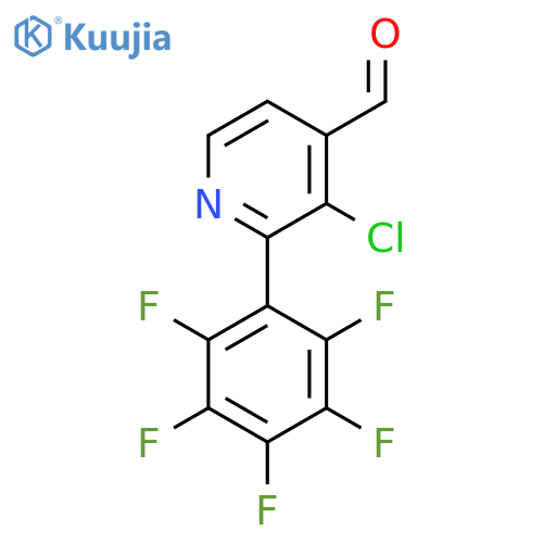 3-Chloro-2-(perfluorophenyl)isonicotinaldehyde structure