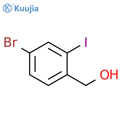 Benzenemethanol, 4-Bromo-2-Iodo-, Ba61a structure