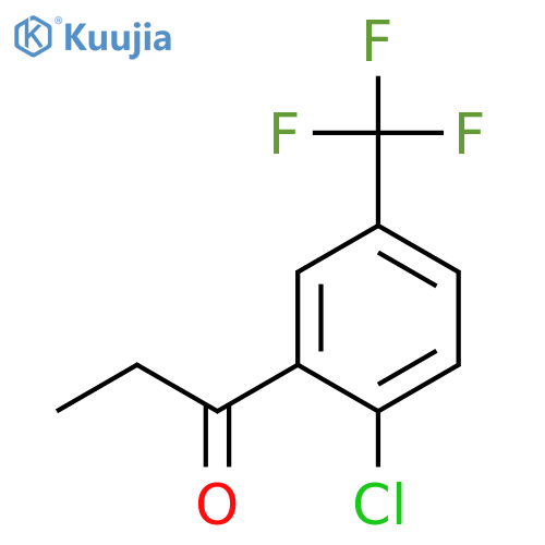 1-(2-Chloro-5-(trifluoromethyl)phenyl)propan-1-one structure