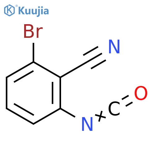 2-broMo-6-isocyanatobenzonitrile structure